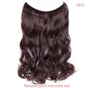 Mega Hair Invisível - Aplique de Cabelos Cacheados