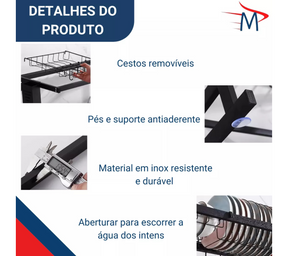 Escorredor & Organizador - Azzary