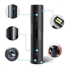 Kit Abridor de Vinhos Elétrico - Cazehn