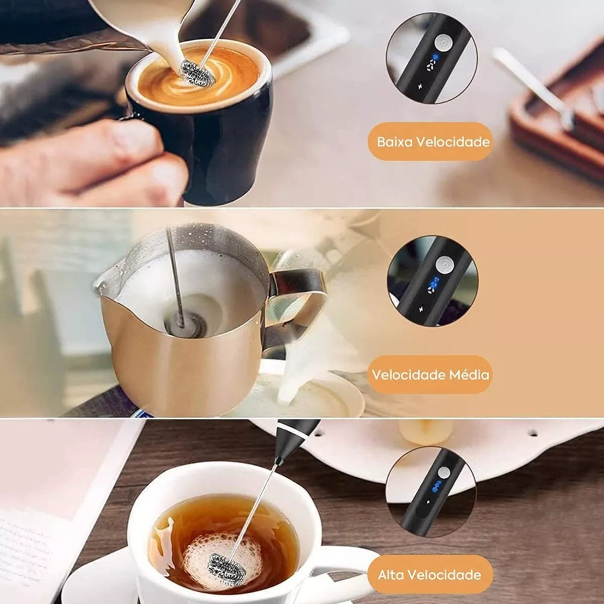 Misturador De Bebidas 2 Em 1 Elétrico - Últimas Unidades! 🔥