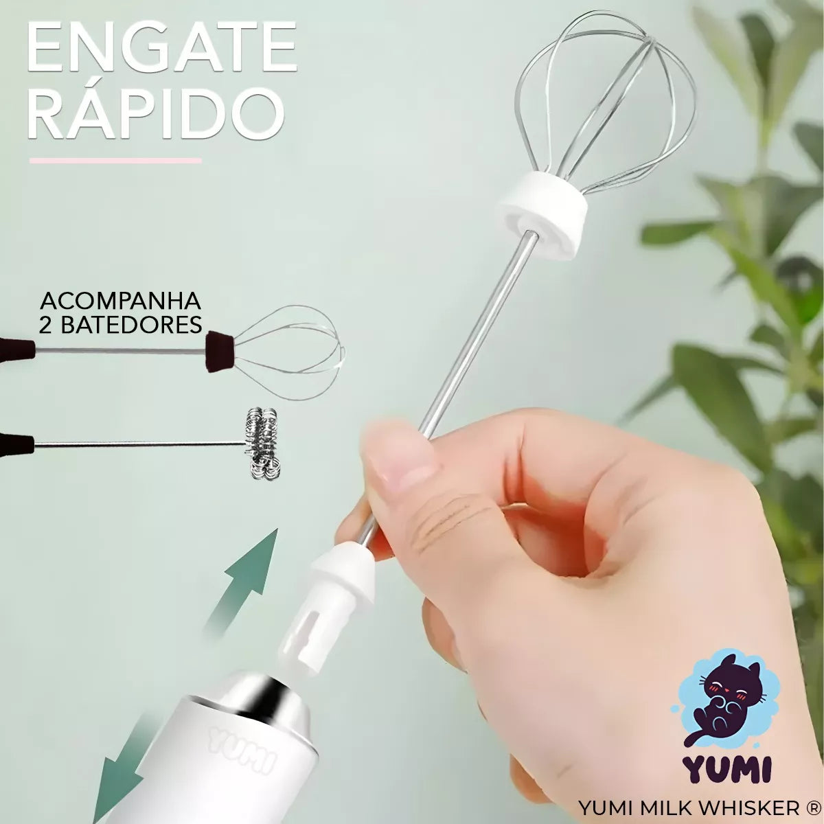 Misturador De Bebidas 2 Em 1 Elétrico - Últimas Unidades! 🔥