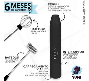 Misturador De Bebidas 2 Em 1 Elétrico - Últimas Unidades! 🔥