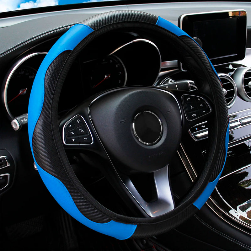 Capa de Volante Universal de Couro para Carro