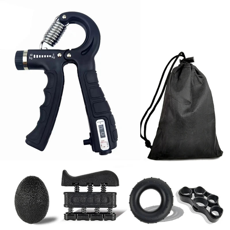 Flexor Force - Antebraços Fortes e Grandes Hand Grip Resistente e Regulável 10 a 60kg