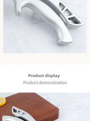 Tesoura de Cozinha Trinchante Multiuso em Aço Inoxidável