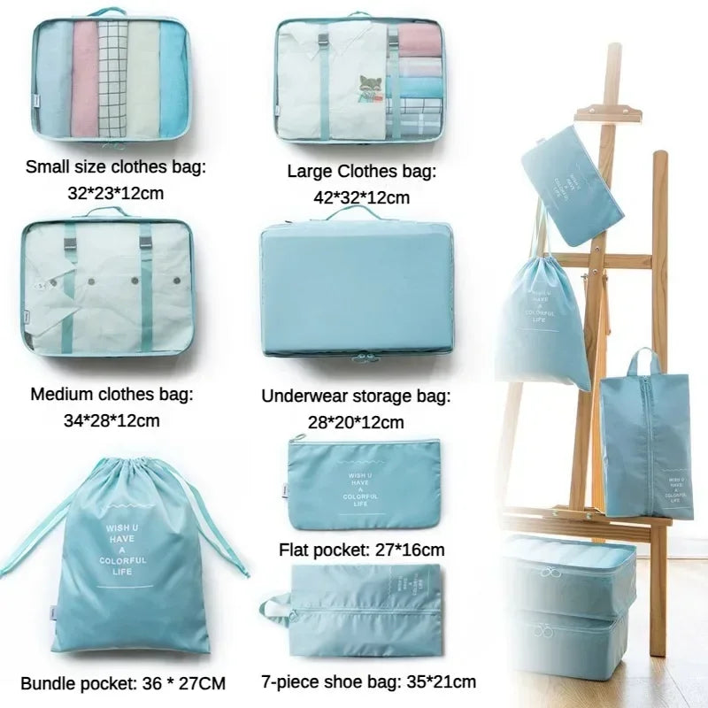 Kit com Bolsas Organizadoras Premium - Compre 5 Leve 8