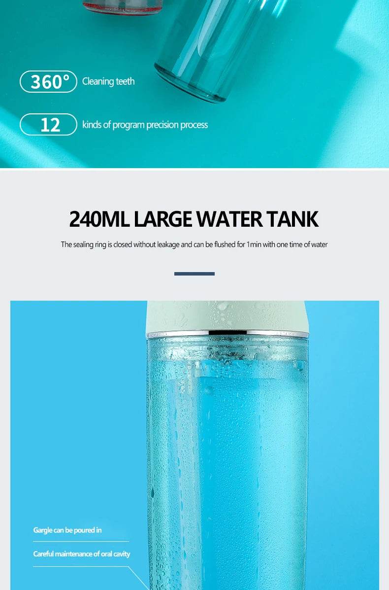 Irrigador Oral para Limpeza Bucal - CleanJet