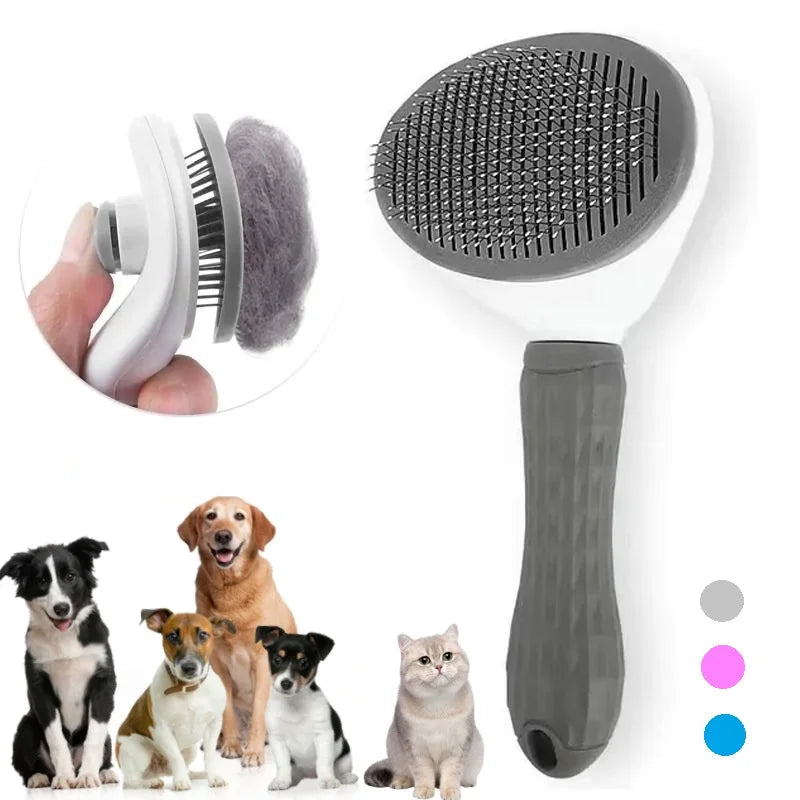 Escova removedor de pelos de animais - Auto Limpeza