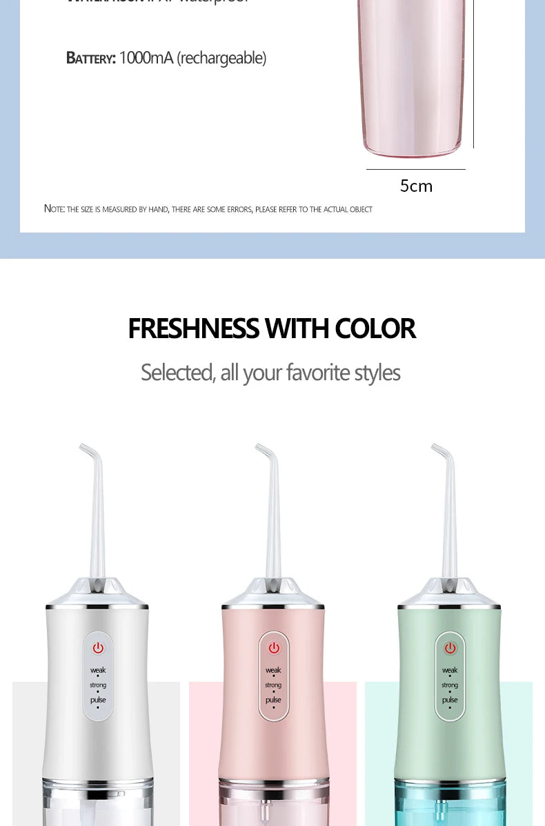 Irrigador Oral para Limpeza Bucal - CleanJet