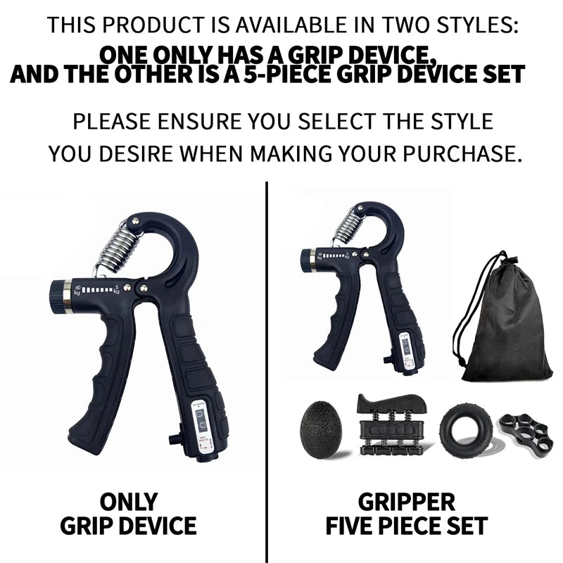 Flexor Force - Antebraços Fortes e Grandes Hand Grip Resistente e Regulável 10 a 60kg