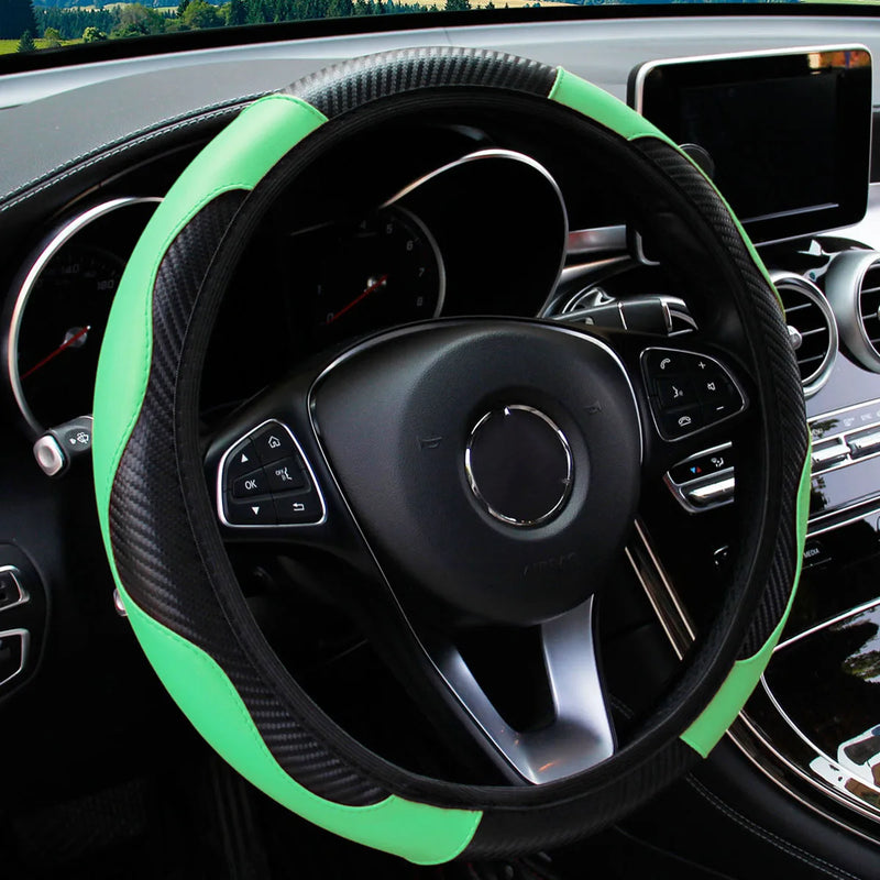 Capa de Volante Universal de Couro para Carro