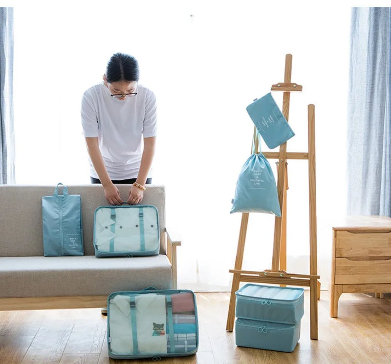 Kit com Bolsas Organizadoras Premium - Compre 5 Leve 8