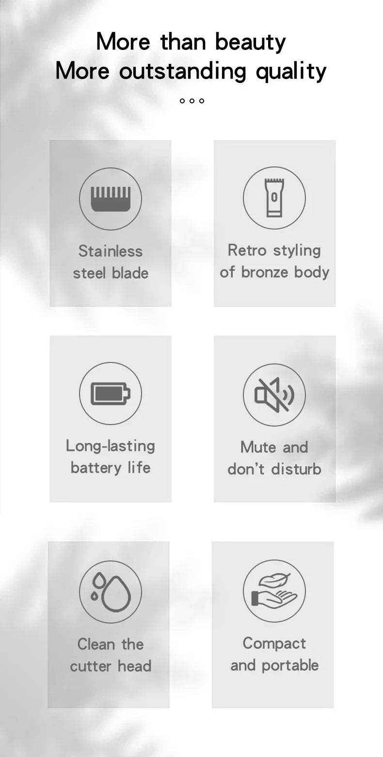 Maquina Profissional para Barba e Cabelo - Pro 3 em 1