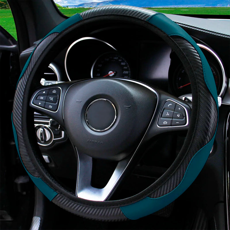 Capa de Volante Universal de Couro para Carro