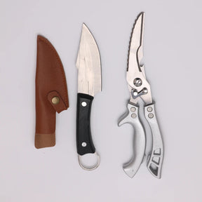 Tesoura de Cozinha Trinchante Multiuso em Aço Inoxidável