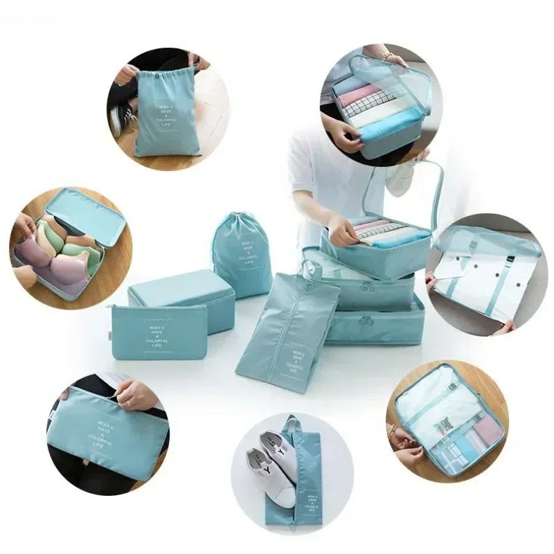 Kit com Bolsas Organizadoras Premium - Compre 5 Leve 8