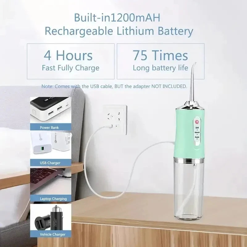 Irrigador Oral para Limpeza Bucal - CleanJet