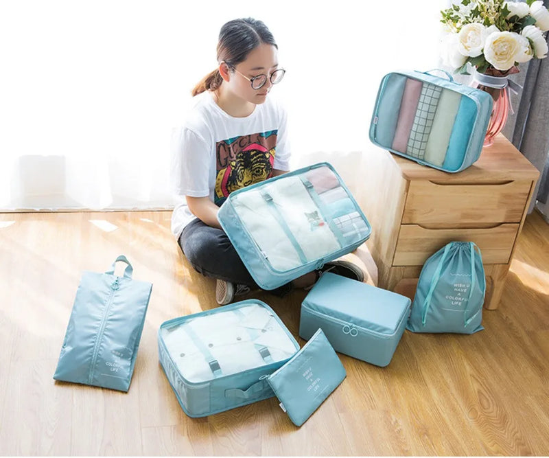Kit com Bolsas Organizadoras Premium - Compre 5 Leve 8