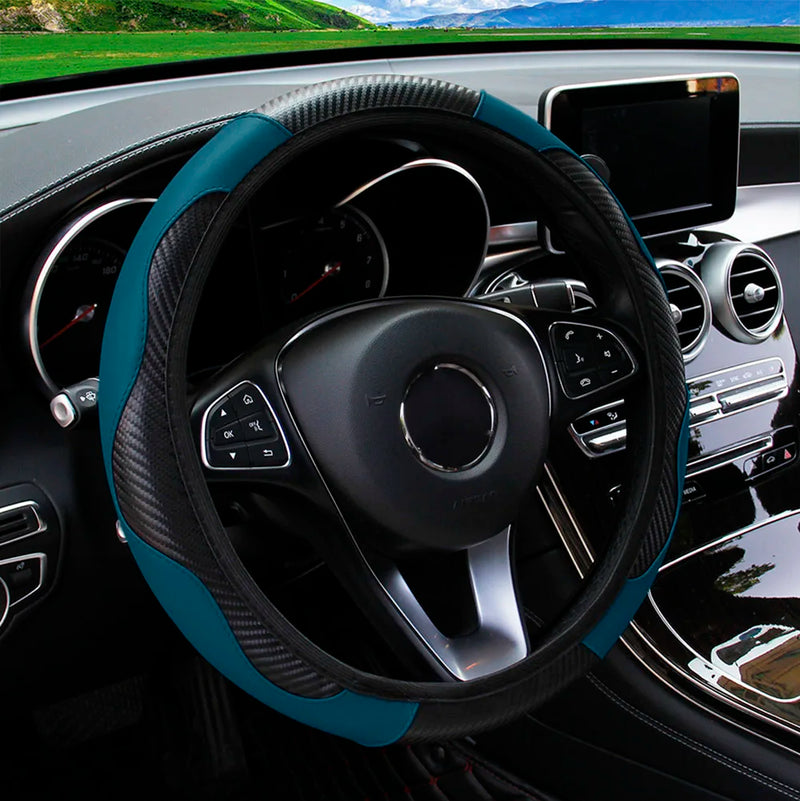 Capa de Volante Universal de Couro para Carro
