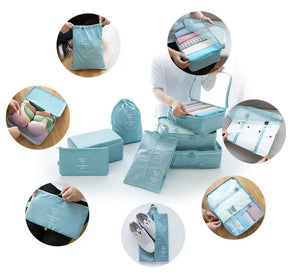 Kit com Bolsas Organizadoras Premium - Compre 5 Leve 8