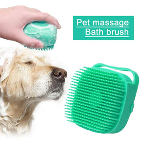 Escova de Banho Massageadora para Pets