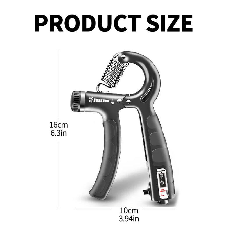 Flexor Force - Antebraços Fortes e Grandes Hand Grip Resistente e Regulável 10 a 60kg