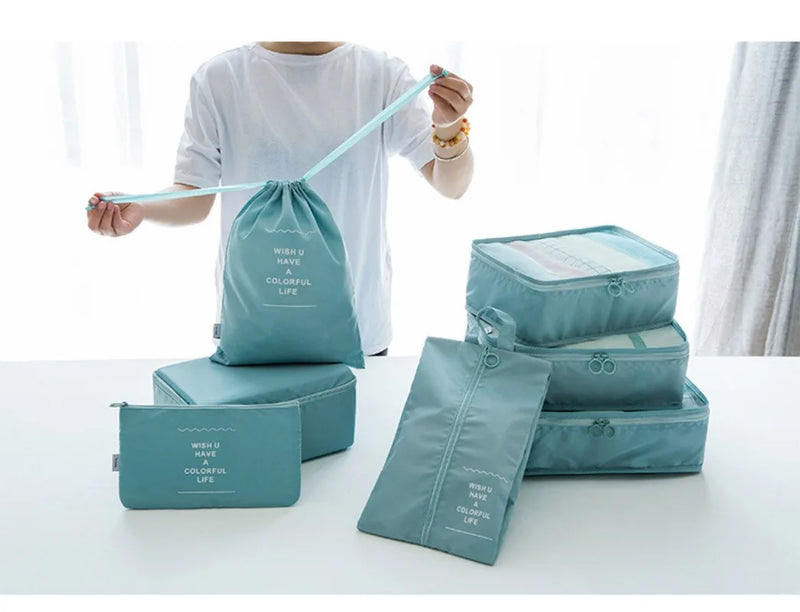 Kit com Bolsas Organizadoras Premium - Compre 5 Leve 8