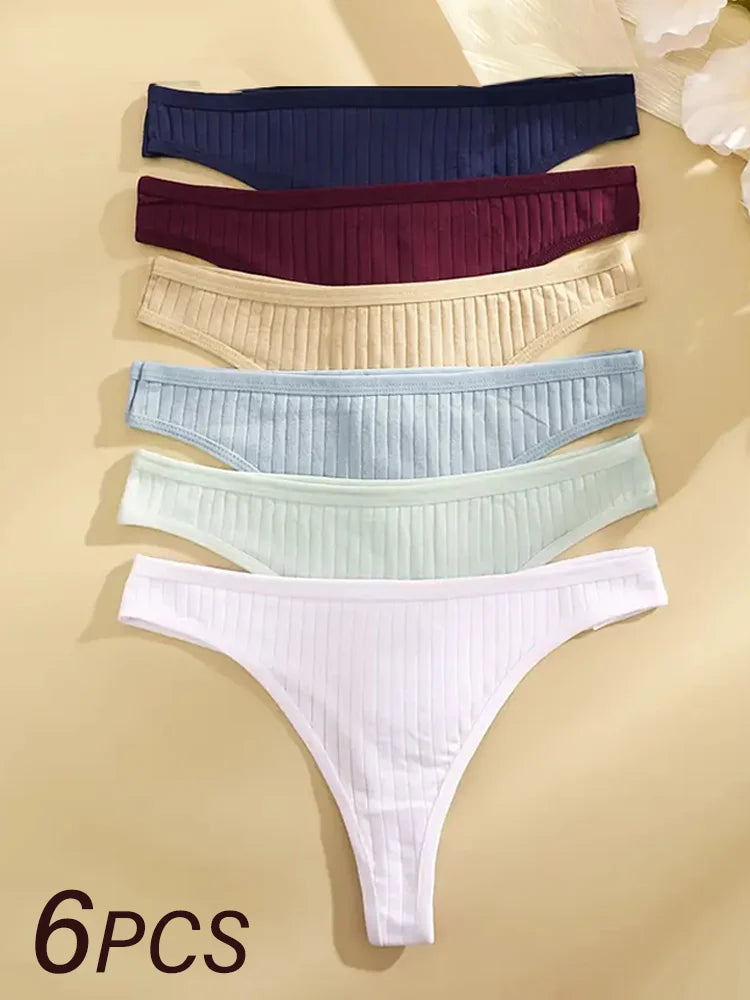 Calcinhas Fio Dental em Algodão sem Costura