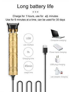 Maquina Profissional para Barba e Cabelo - Pro 3 em 1