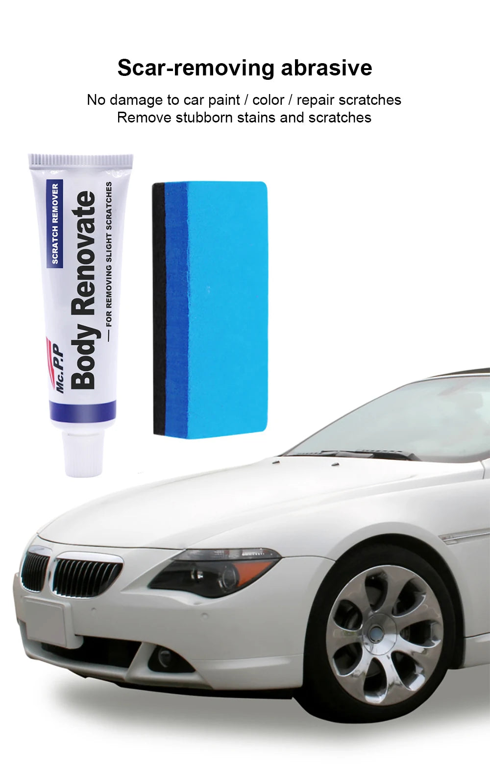 Cera Removedora de Riscos e Arranhões de Carros - Clean Car