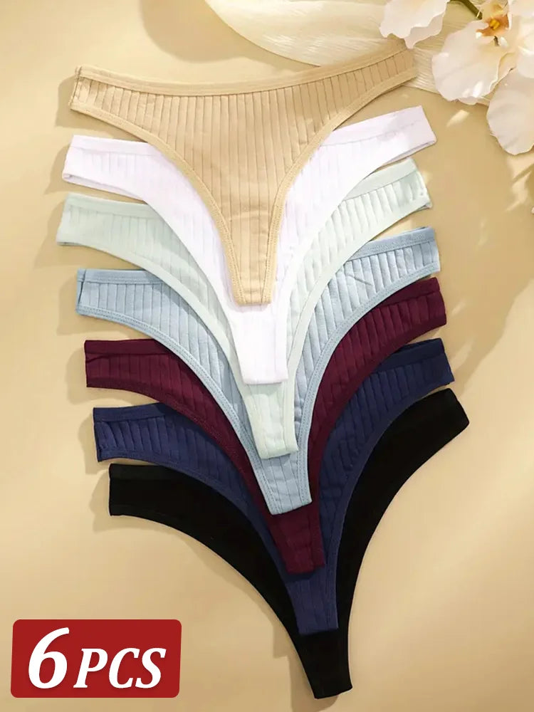 Calcinhas Fio Dental em Algodão sem Costura