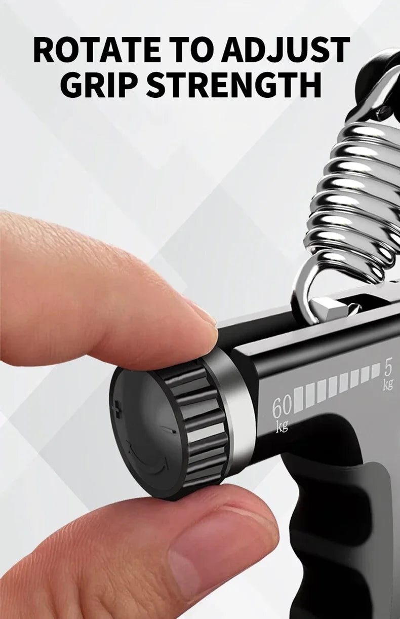 Flexor Force - Antebraços Fortes e Grandes Hand Grip Resistente e Regulável 10 a 60kg