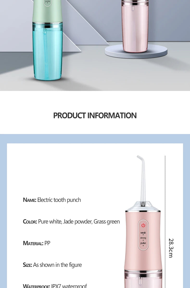 Irrigador Oral para Limpeza Bucal - CleanJet