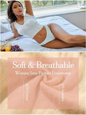 Calcinhas Fio Dental em Algodão sem Costura