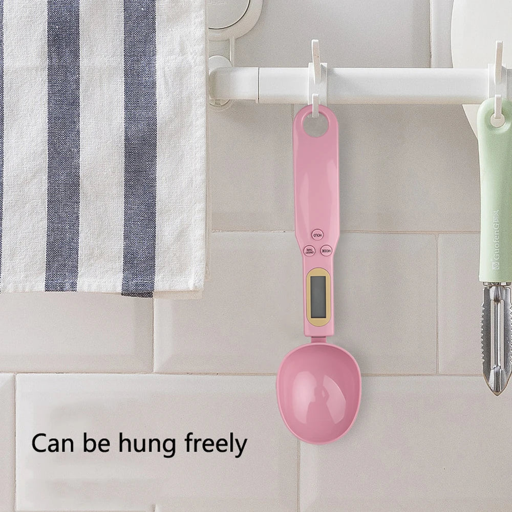 Colher de Medida Portátil com Balança Digital para Alimentos