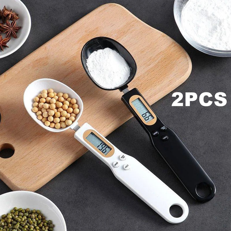 Colher de Medida Portátil com Balança Digital para Alimentos