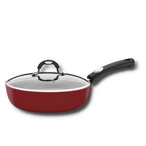 Jogo de Panelas Antiaderente 12 Panelas Monaco Red Edition + BRINDE